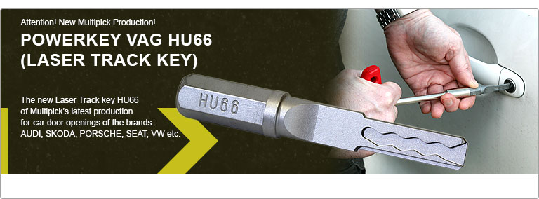 Multipick VAG - Laser Track Keys (HU66)